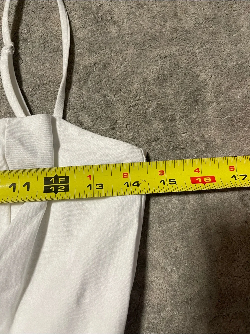 Hallelu Bubble Hem Mini White Dress - Picture 6 of 7